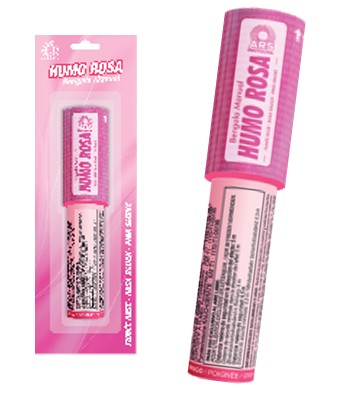 1 Bengala Humo Rosa