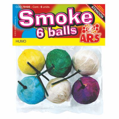 6 Bolas De Humo Colores